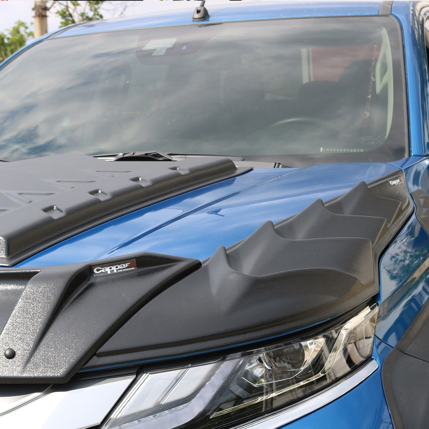 Drs Tuning Mitsubishi L200 Kaput Koruma Rüzgarlığı 4Mm Abs Akrilik 3 Parça 2