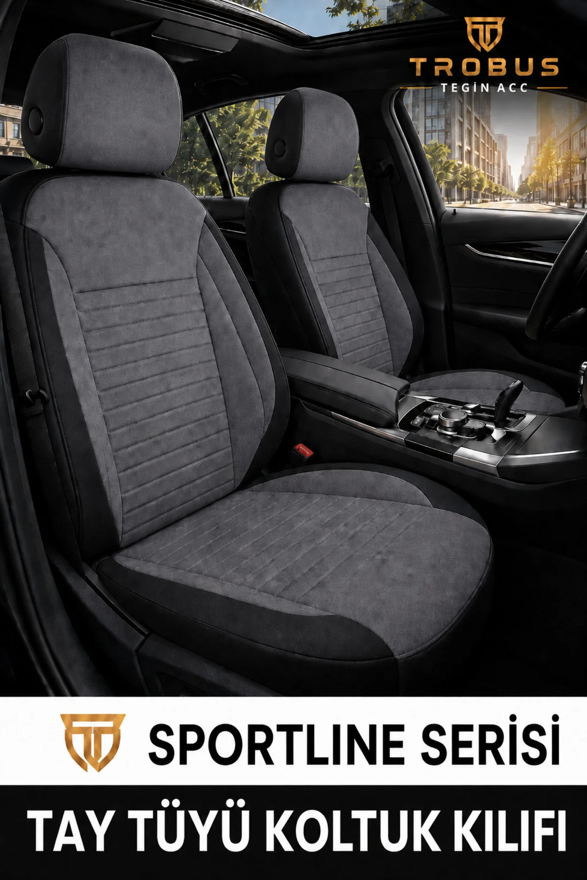 Mitsubishi Lancer 2008-2013 Uyumlu Sportline Serisi Füme Siyah Ortopedik Tay Tüyü Koltuk Kılıfı Fiyatı, Yorumları ve Özellikleri