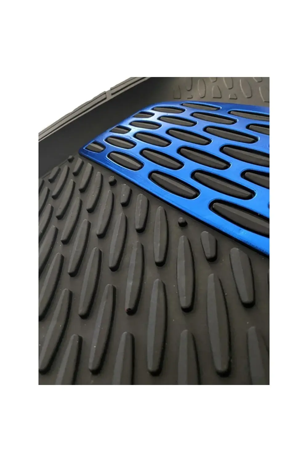 Mitsubishi Lancer Uyumlu Universal Derin Havuzlu Paspas Krom Mavi