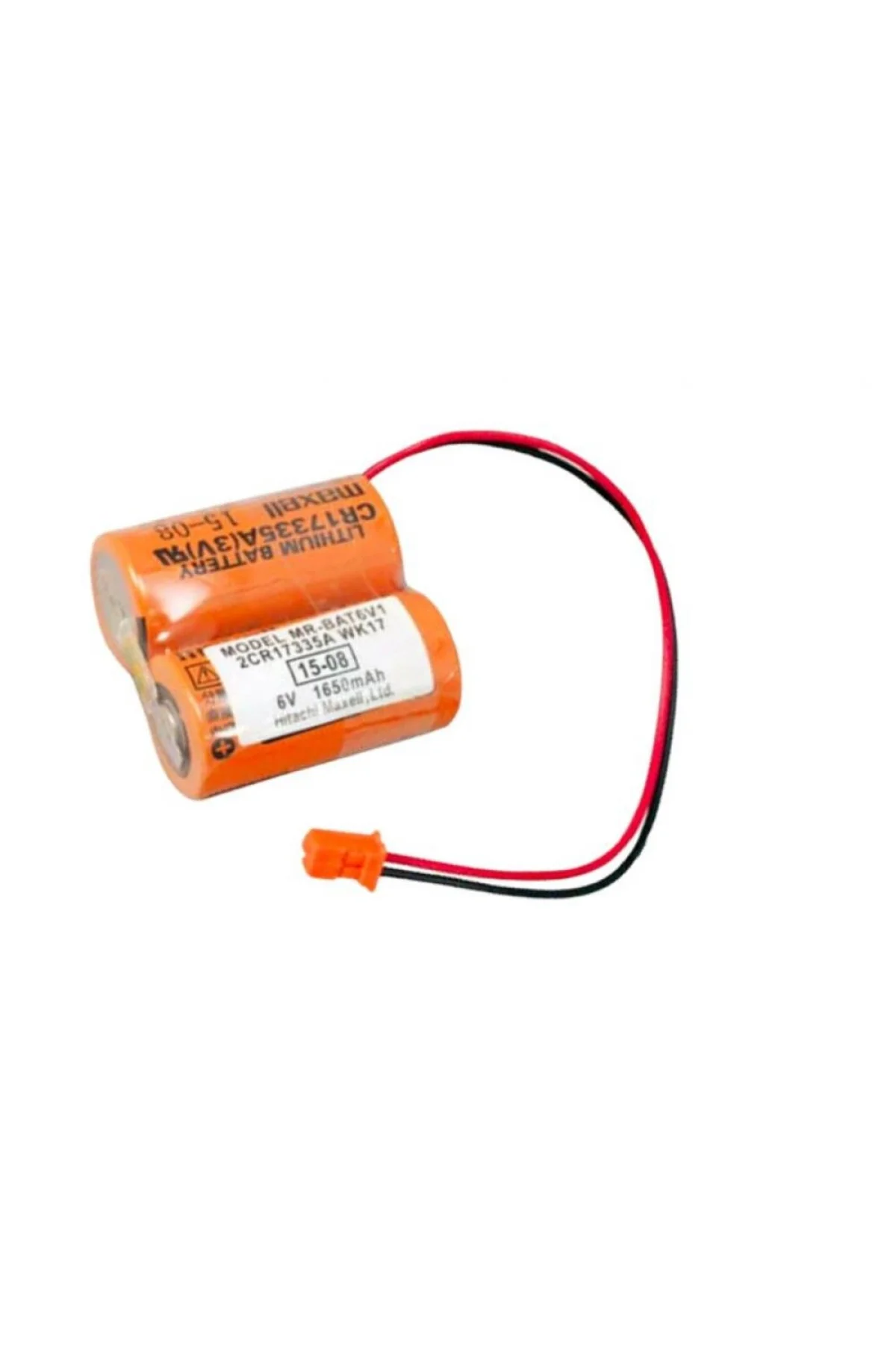 Mitsubishi Mr-Bat6V1Set 6V Liyum Pil Turuncu Soketli Kasalı Mitsubishi Mr-Bat6V1Set 6V Liyum Pil Turuncu Soketli Kasalı - Görsel 2