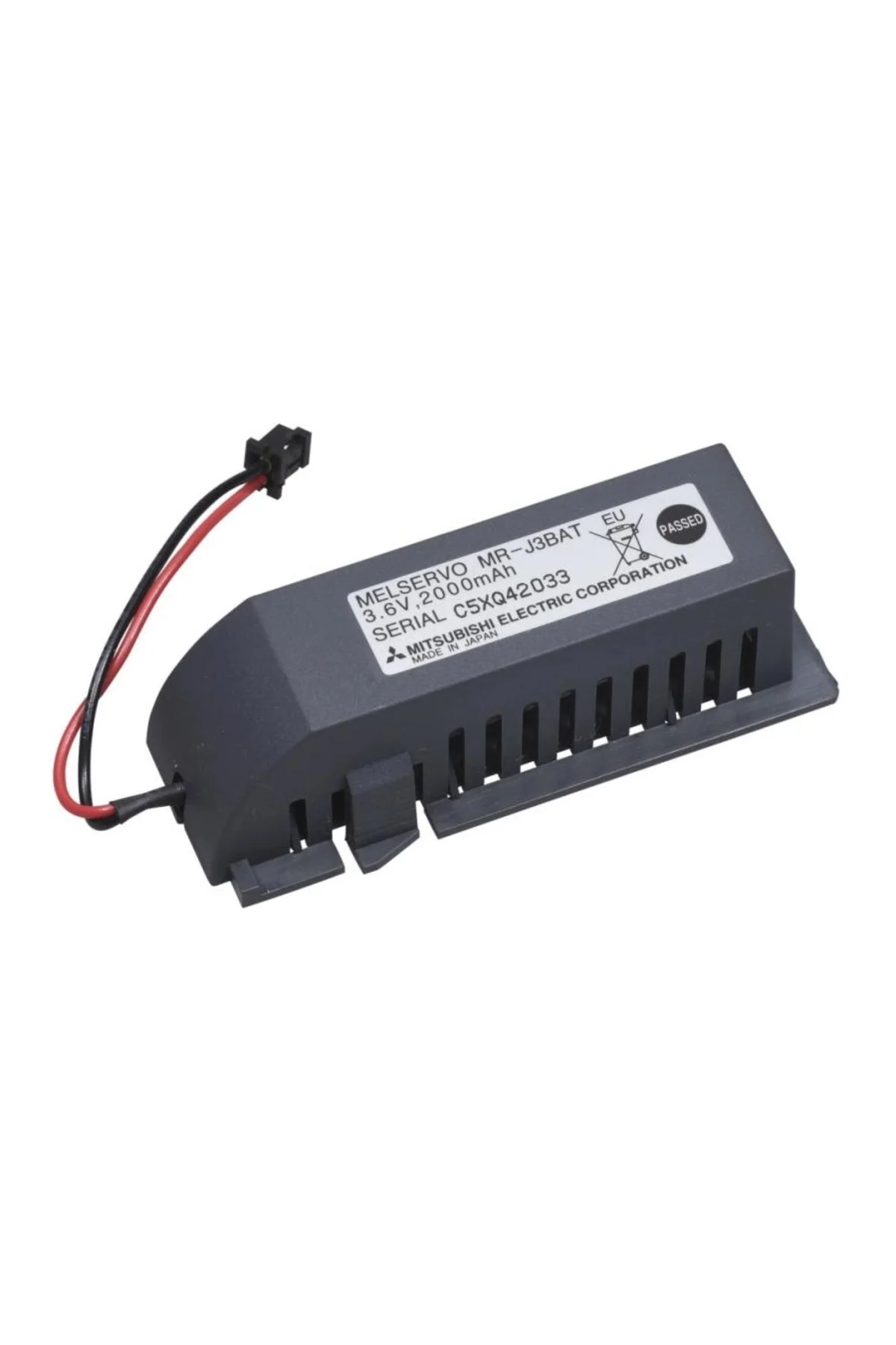 Mitsubishi Mr-J3Bat 3.6V Lithium Pil Siyah Soketli Kasalı Mitsubishi Mr-J3Bat 3.6V Lithium Pil Siyah Soketli Kasalı