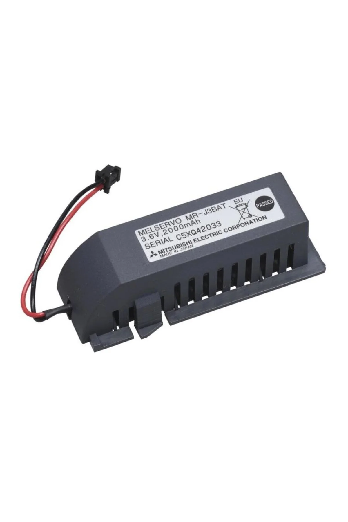 Mitsubishi Mr-j3bat 3.6v Pil Siyah Soketli Kasalı