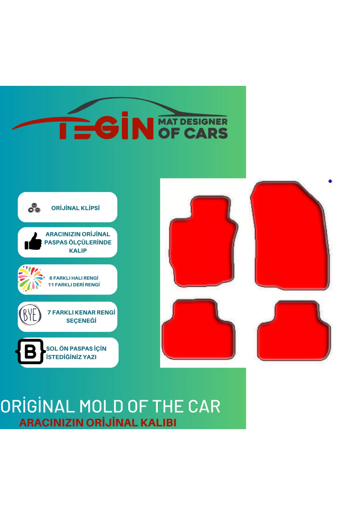 Mitsubishi Outlander 2007-2012 Prime Bej Halı Bej Kenar Paspas