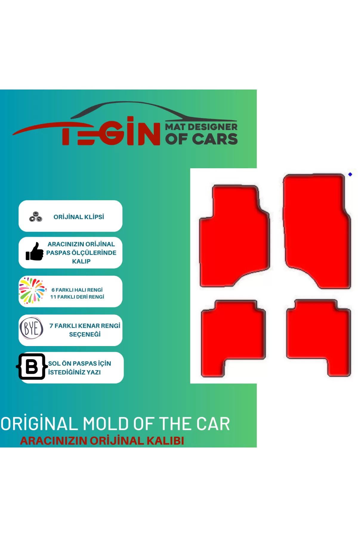 Mitsubishi Pajero V20 1991-1999 Prime Gri Halı Beyaz Kenar Halı P