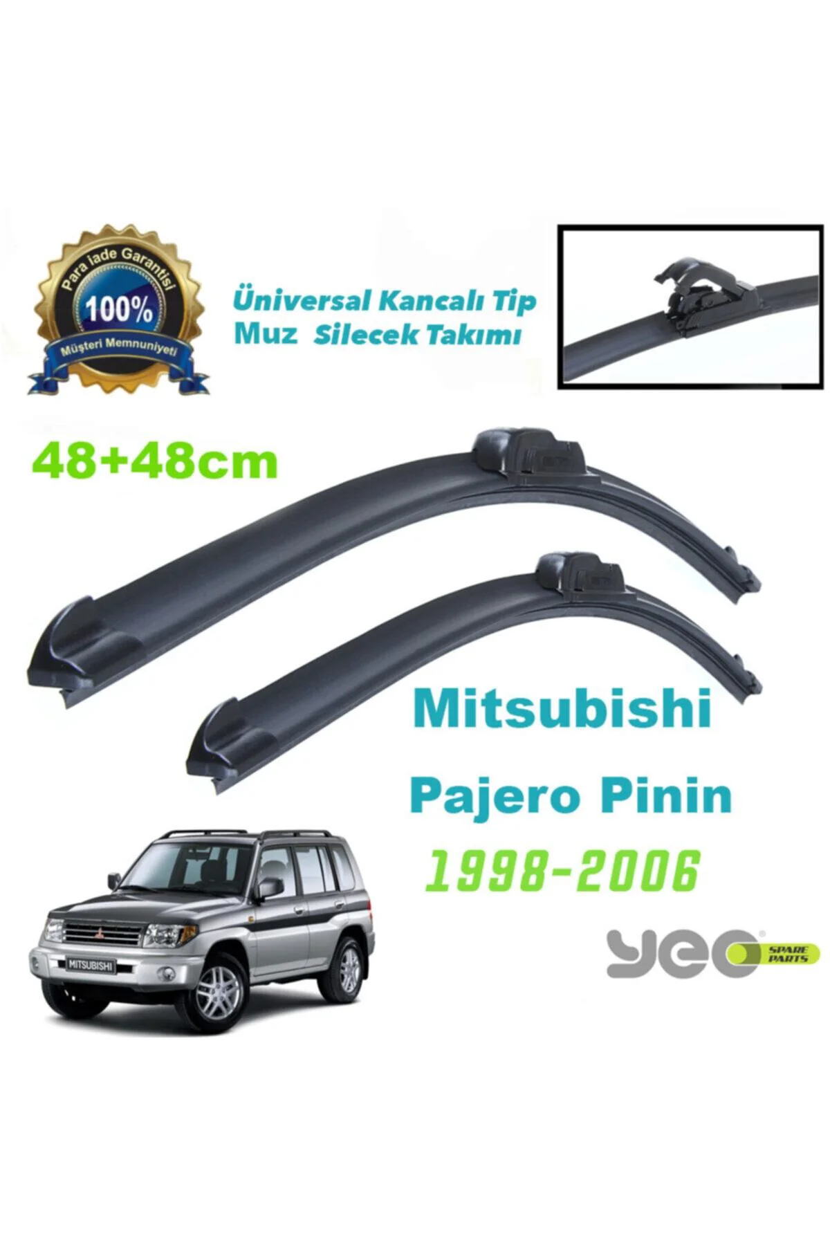 Mitsubishi Pajero Pinin Aeroflex Muz Silecek Takımı