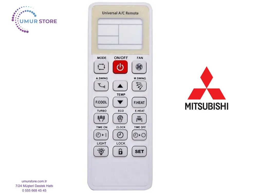 Mitsubishi Uyumlu Akıllı Klima Kumandası Tüm Modeller