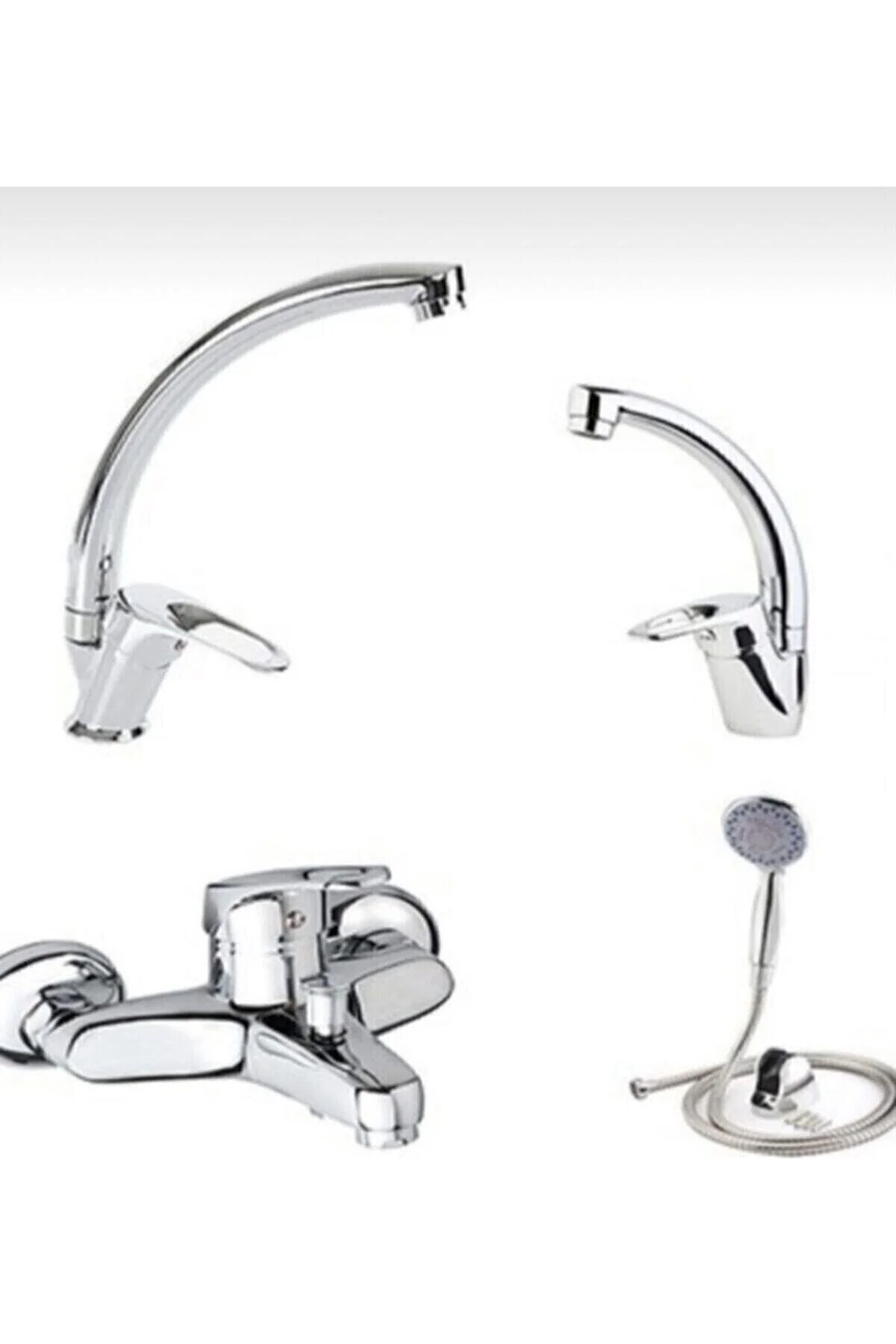Mix 4 Lü Batarya Set Mutfak Banyo Lavabo Ve Duş Seti Garantili 5 Yıl Mix 4 Lü Batarya Set Mutfak Banyo Lavabo Ve Duş Seti Garantili 5 Yıl