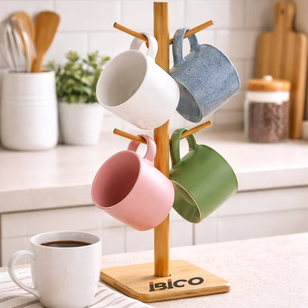 Mix Altlık =yuvarlak - Kare Bardak - Fincan Asacak Bambu - Ahşap 35cm Bx40 Fiyatı, Yorumları ve Özellikleri