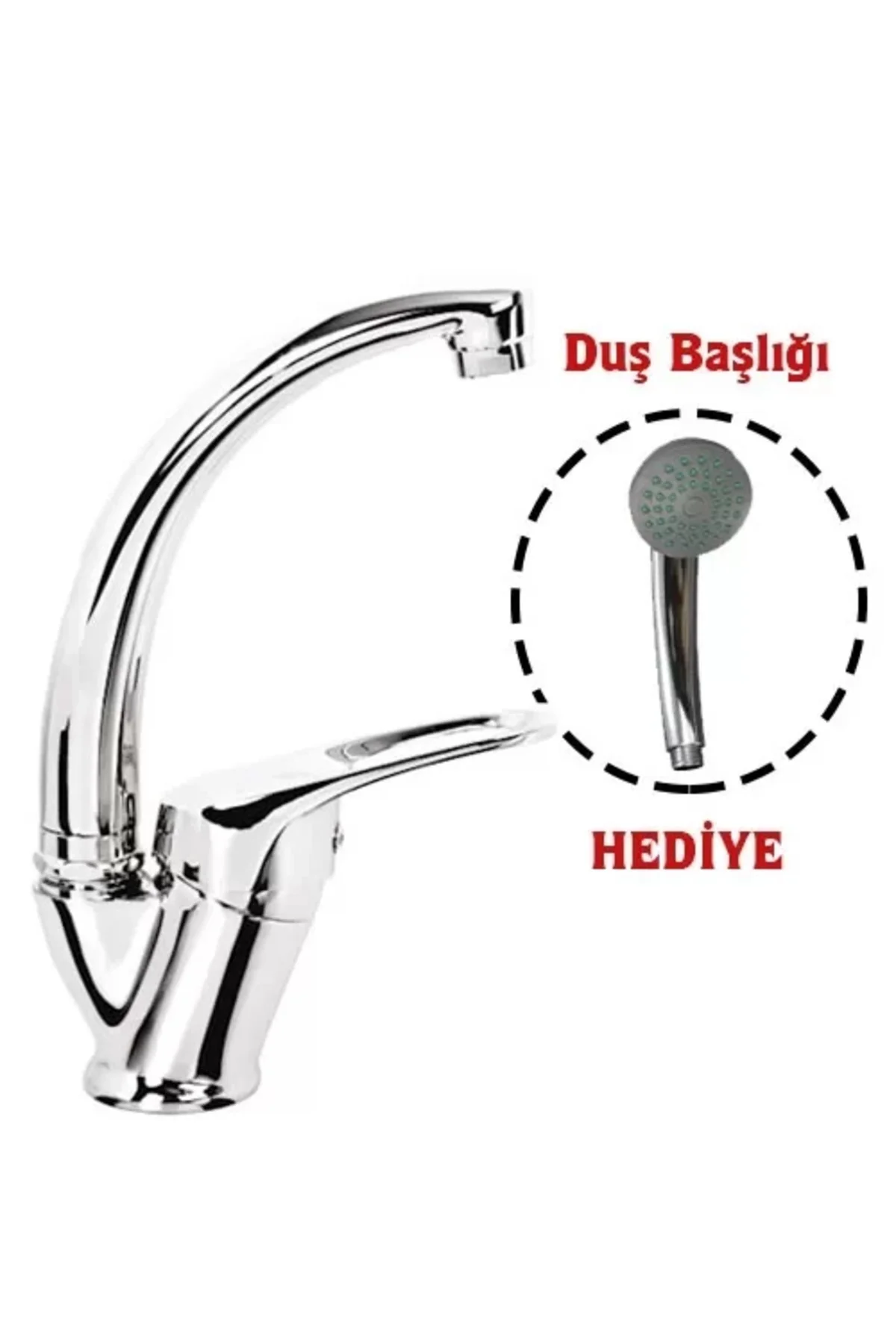 Mix Kuğu Banyo Batarya + Duş Başlığı Hediyeli Mix Kuğu Banyo Batarya + Duş Başlığı Hediyeli