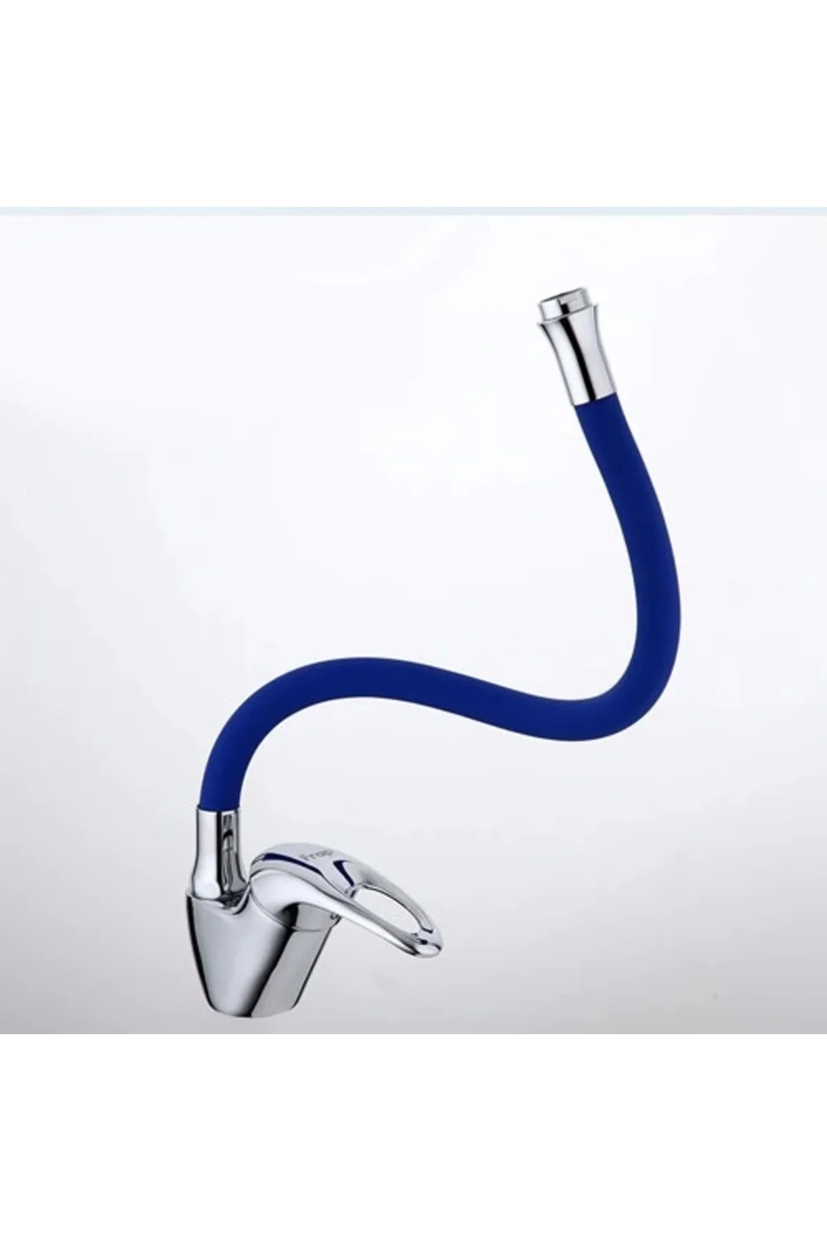 Mix Kuğu Mutfak Evye Bataryası Renkli Oynar Başlıklı Mavi