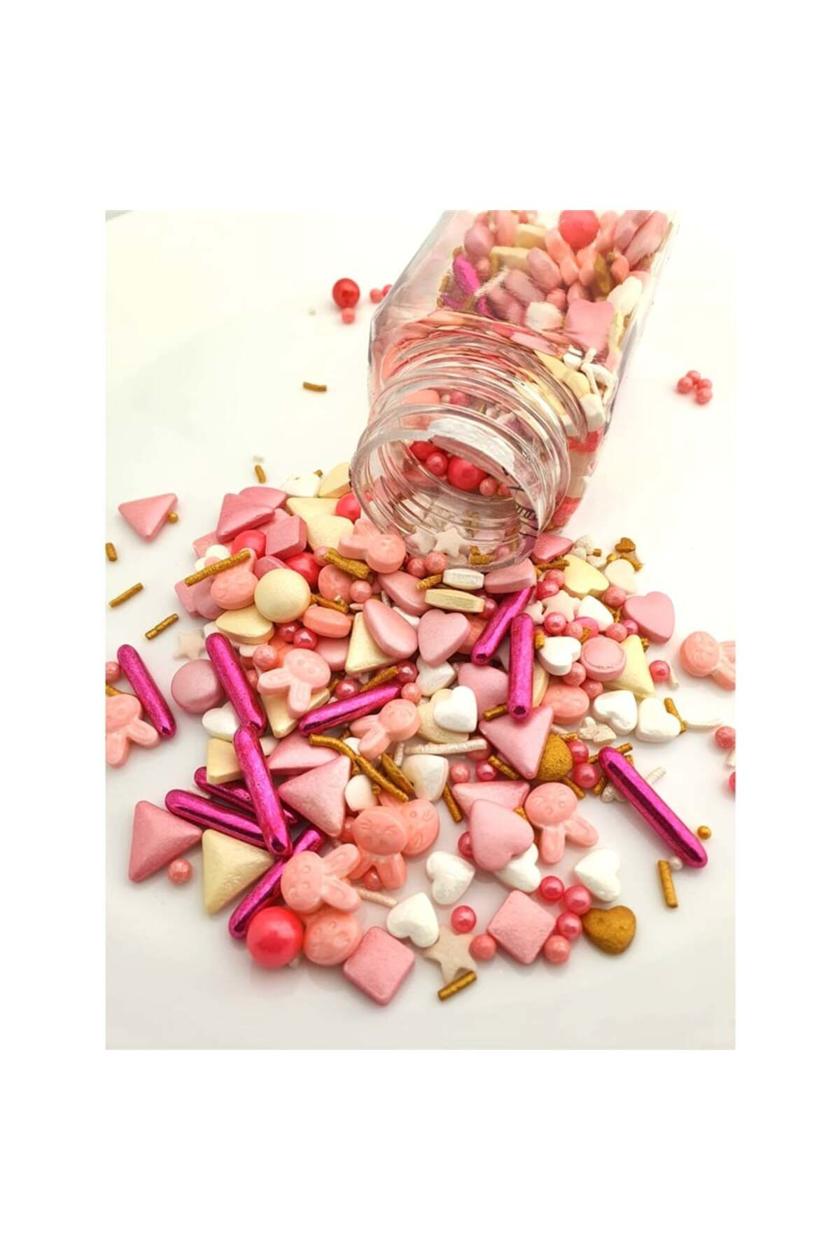 Mix Sprinkles Kalp Şeker (100 Gr)