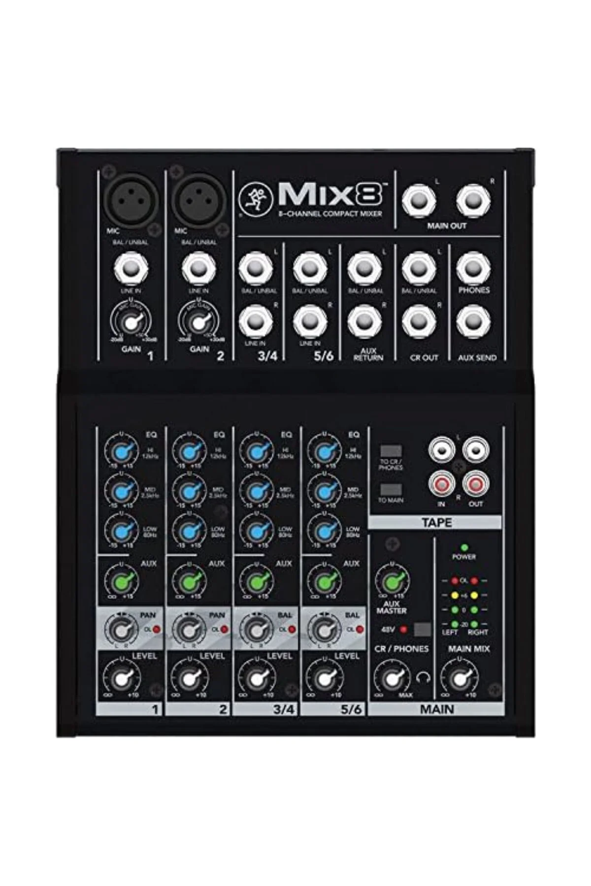 Mix8 8 Kanal Deck Mikser