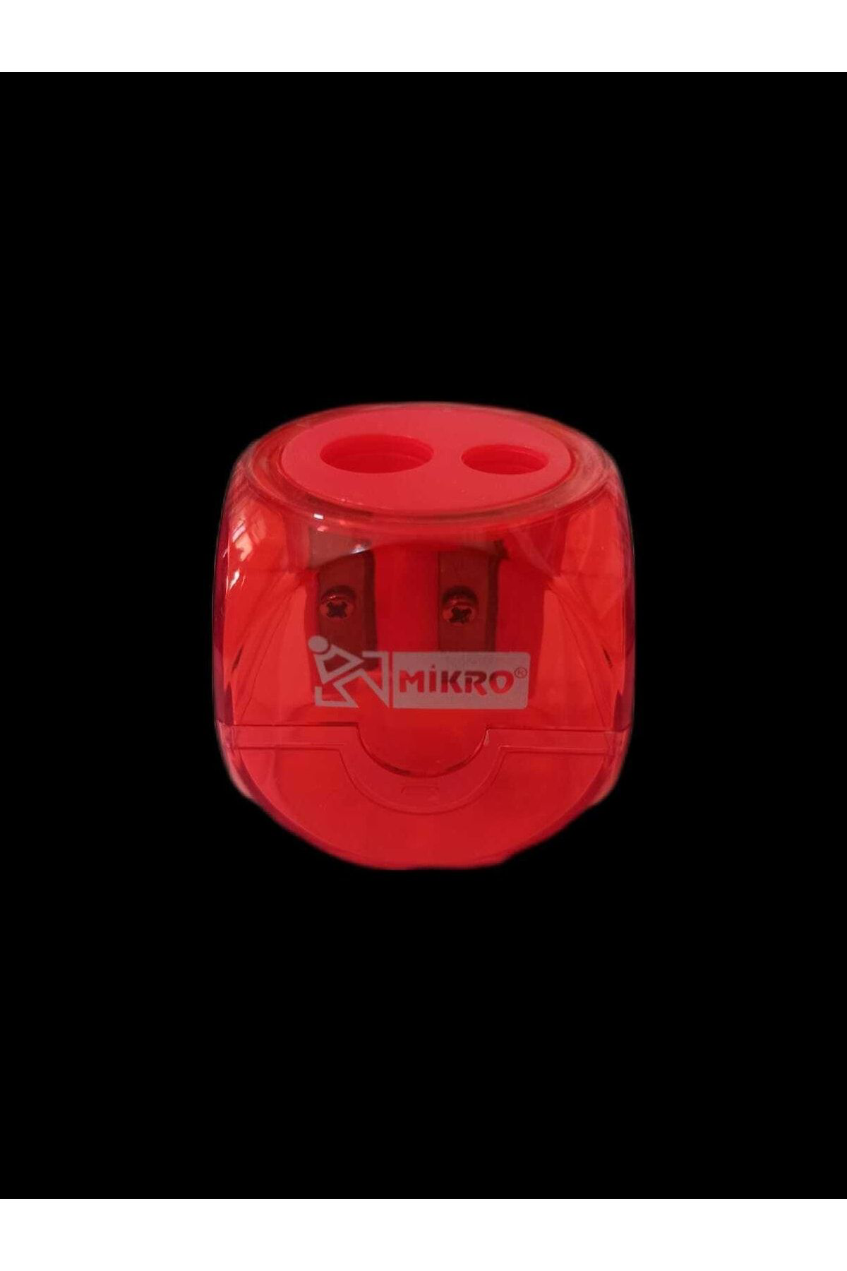 Mikro Mk-2023 İki Gözlü Küp Kalemtıraş