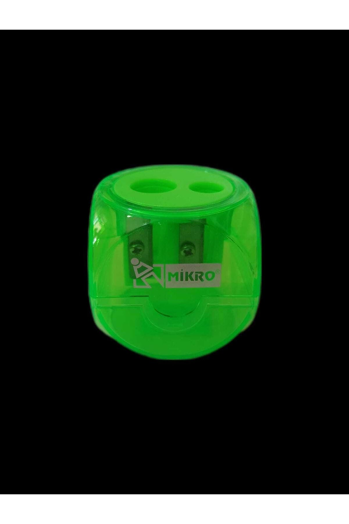 Mikro Mk-2023 İki Gözlü Küp Kalemtıraş