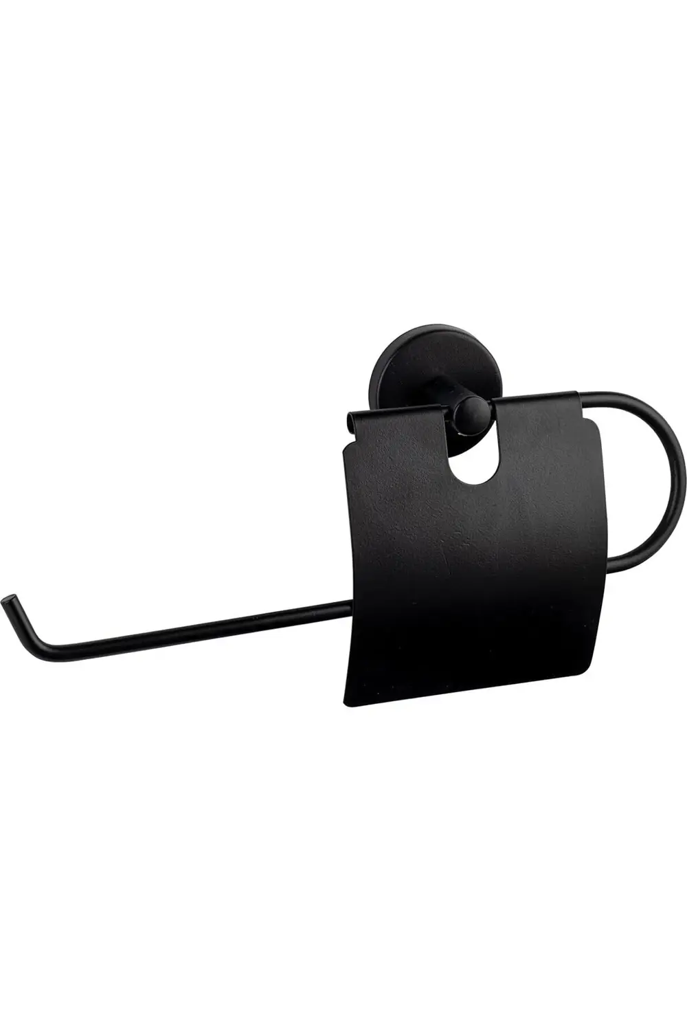 MK Amasra Siyah Geniş Kapaklı Havlu Kağıtlık Vidalı