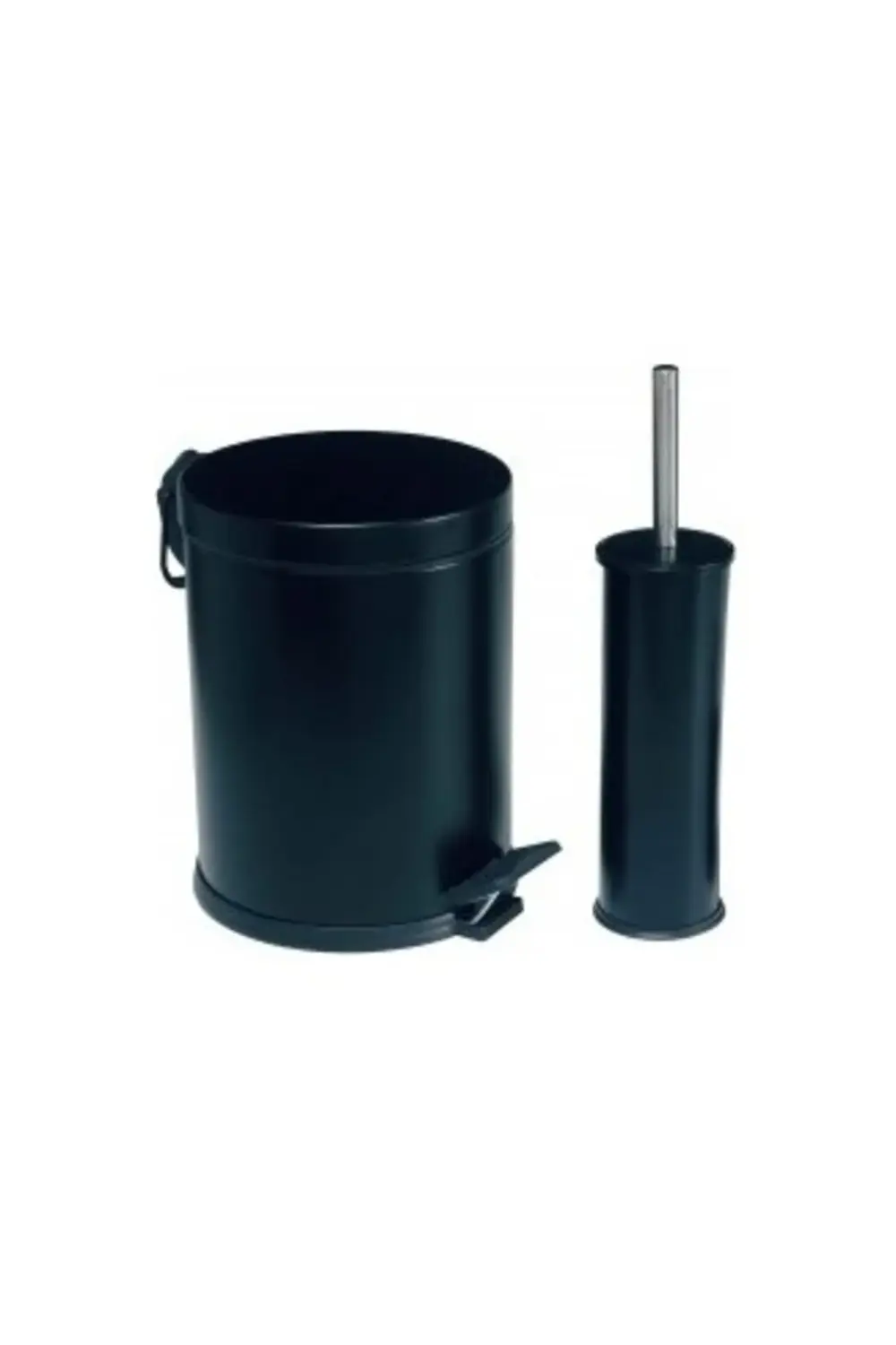 MK BANYO SETİ 5 LİTRE KOVA&KLOZET FIRÇASI SİYAH SİYAH