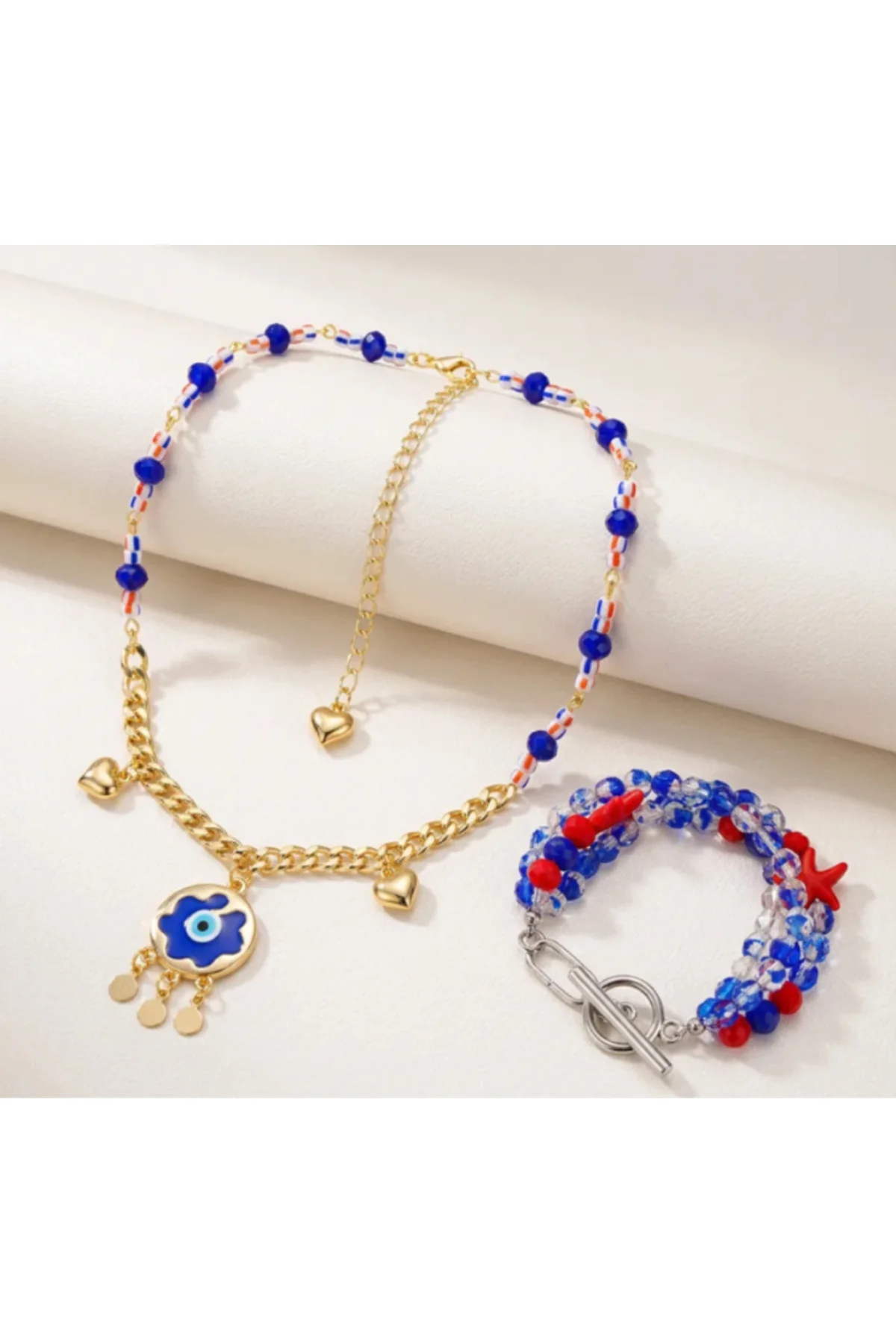 MK Design Jewelry Nazar Boncuklu Kolye ve Bileklik MK Design Jewelry Nazar Boncuklu Kolye ve Bileklik