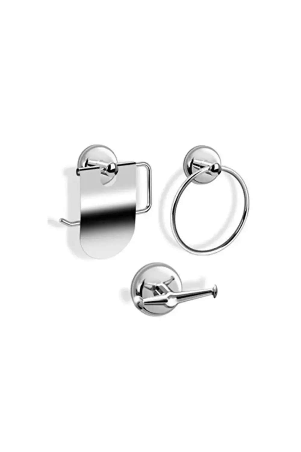 MK Üçlü Banyo Aksesuar Seti MK Üçlü Banyo Aksesuar Seti