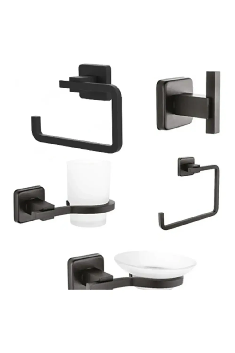 MK Yale Banyo Aksesuar 5 Li Set Siyah