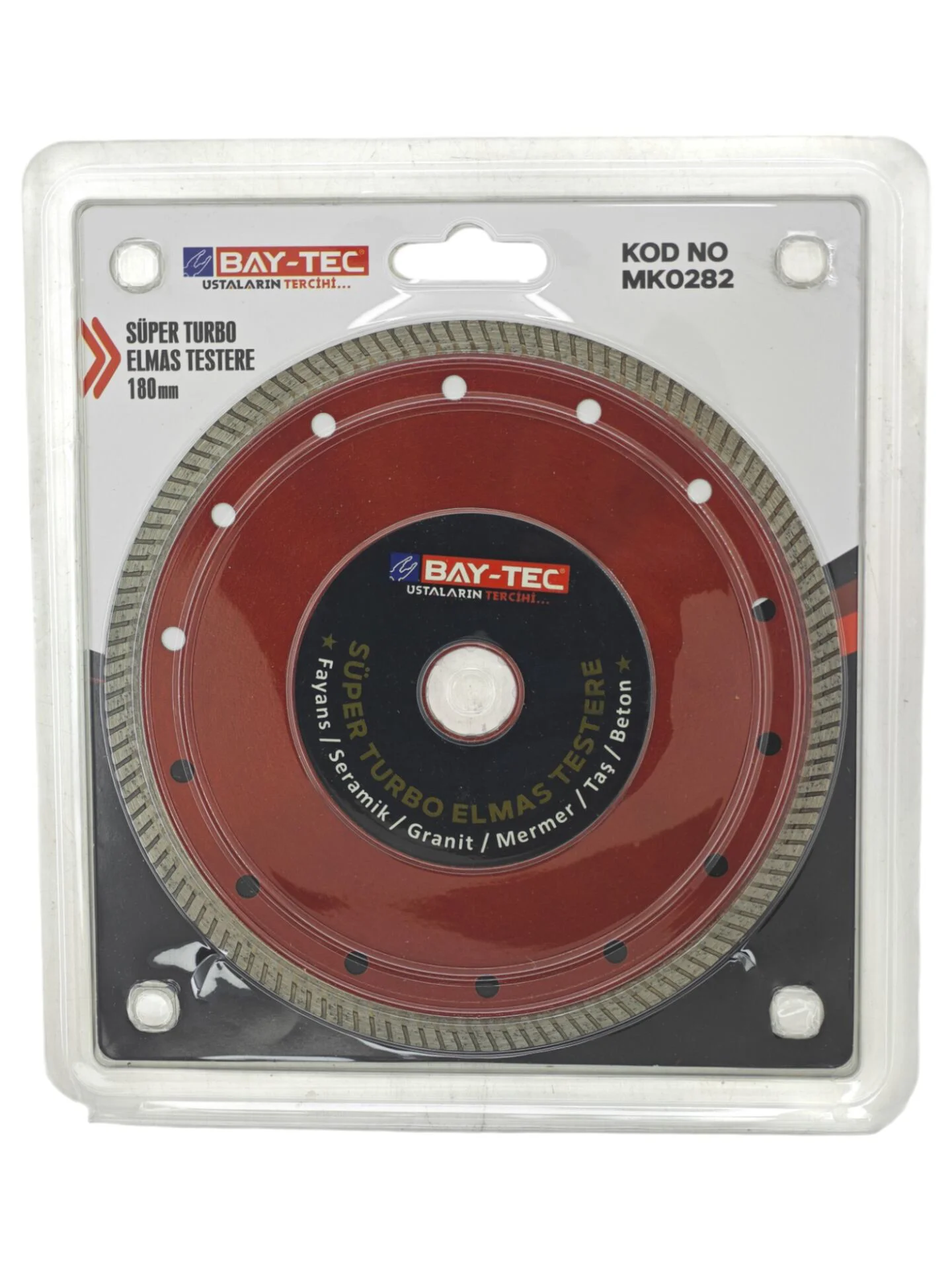 MK0282   Bay-Tec Turbo Elmas Testere 180mm