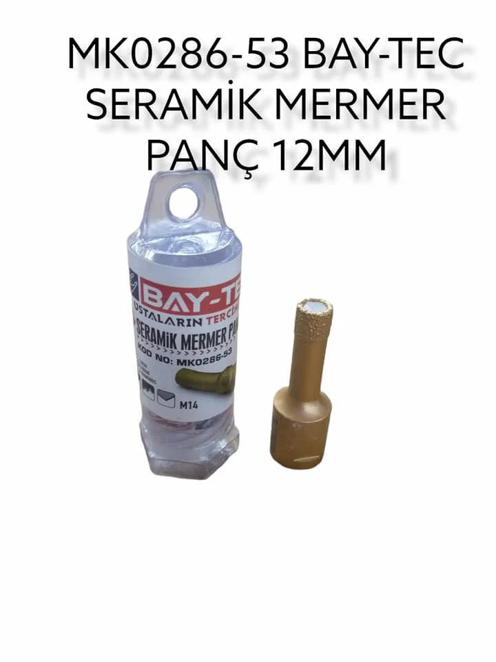 Mk0286-53   Bay-Tec M14 Uçlu Seramik Mermer Panç 12mm