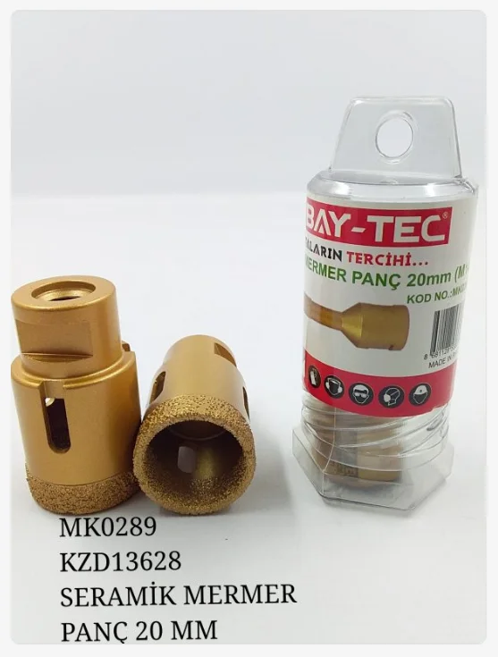 MK0289-20   Bay-Tec M14 Uçlu Seramik Mermer Panç 20mm