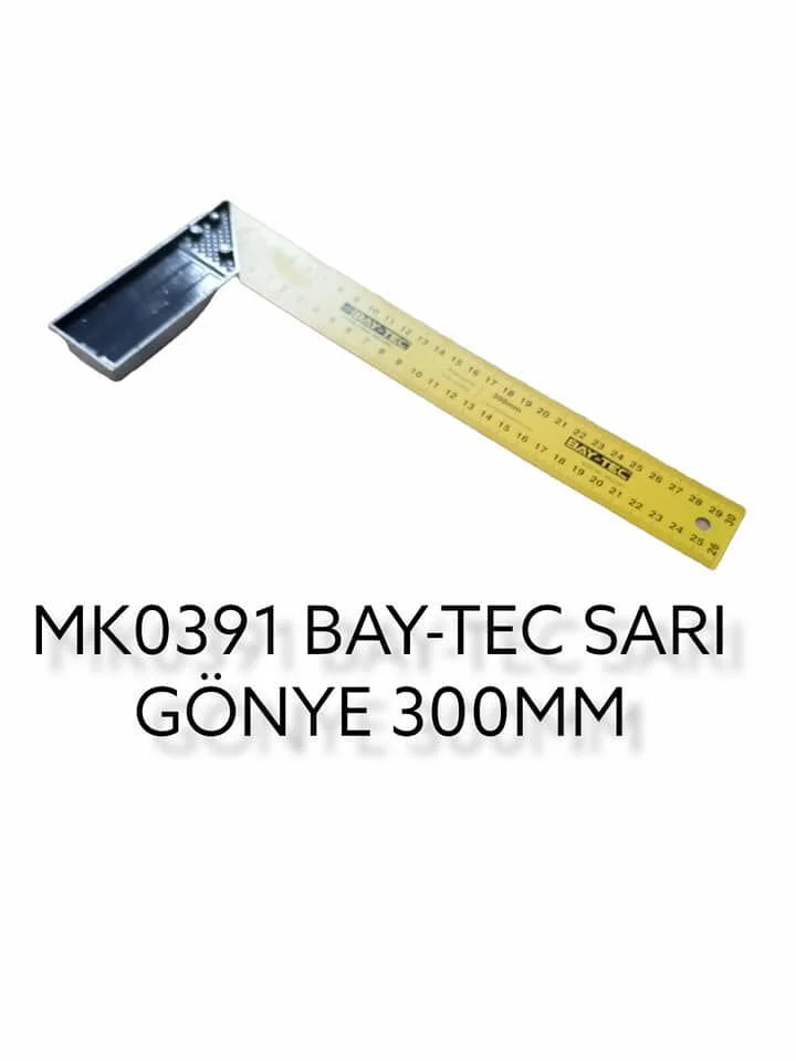 Mk0391   Bay-Tec Sarı Gönye 300Mm