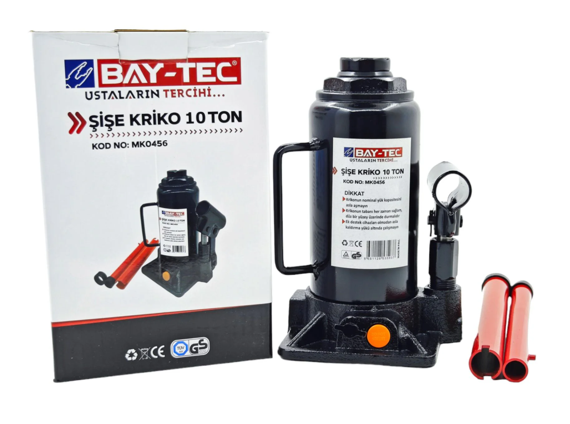 Mk0456   Bay-Tec Şişe Kriko 10 Ton