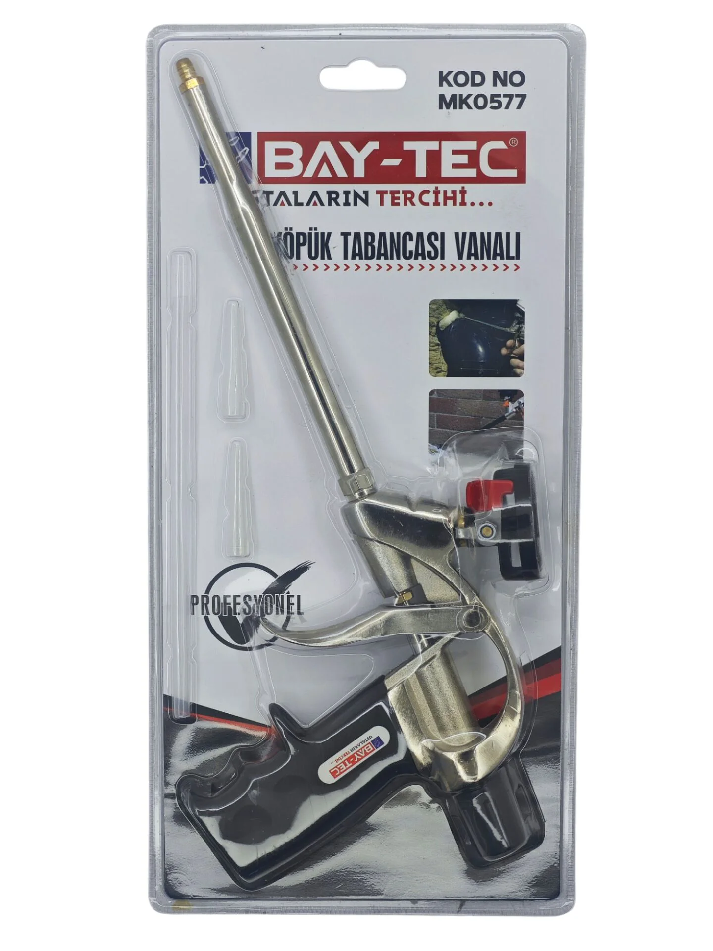 MK0577   Bay-Tec Köpük Tabancası - Vanalı Fiyatı, Yorumları ve Özellikleri