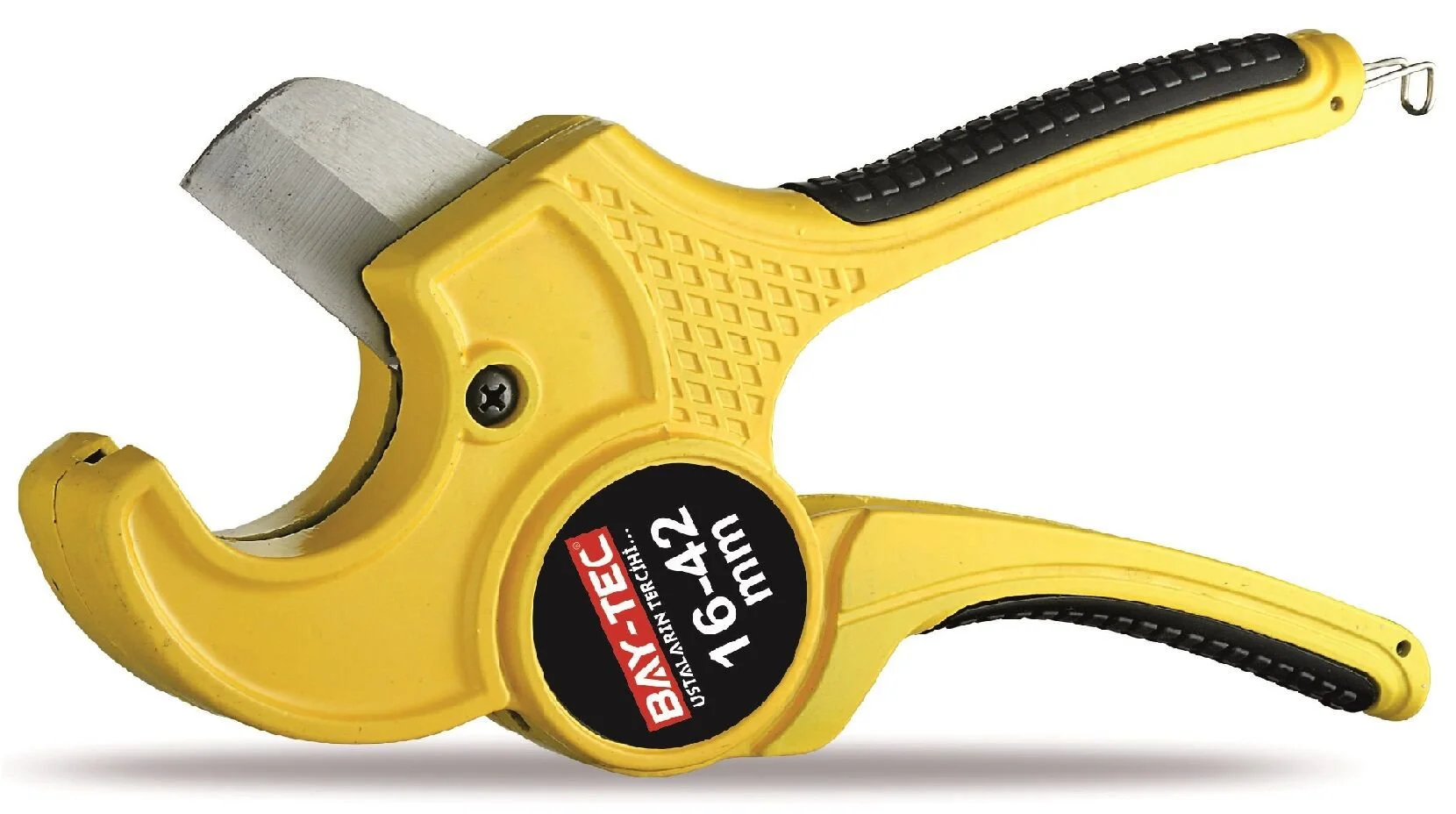 MK0695   Bay-Tec Pvc Boru Kesme Makası 42mm - Sarı