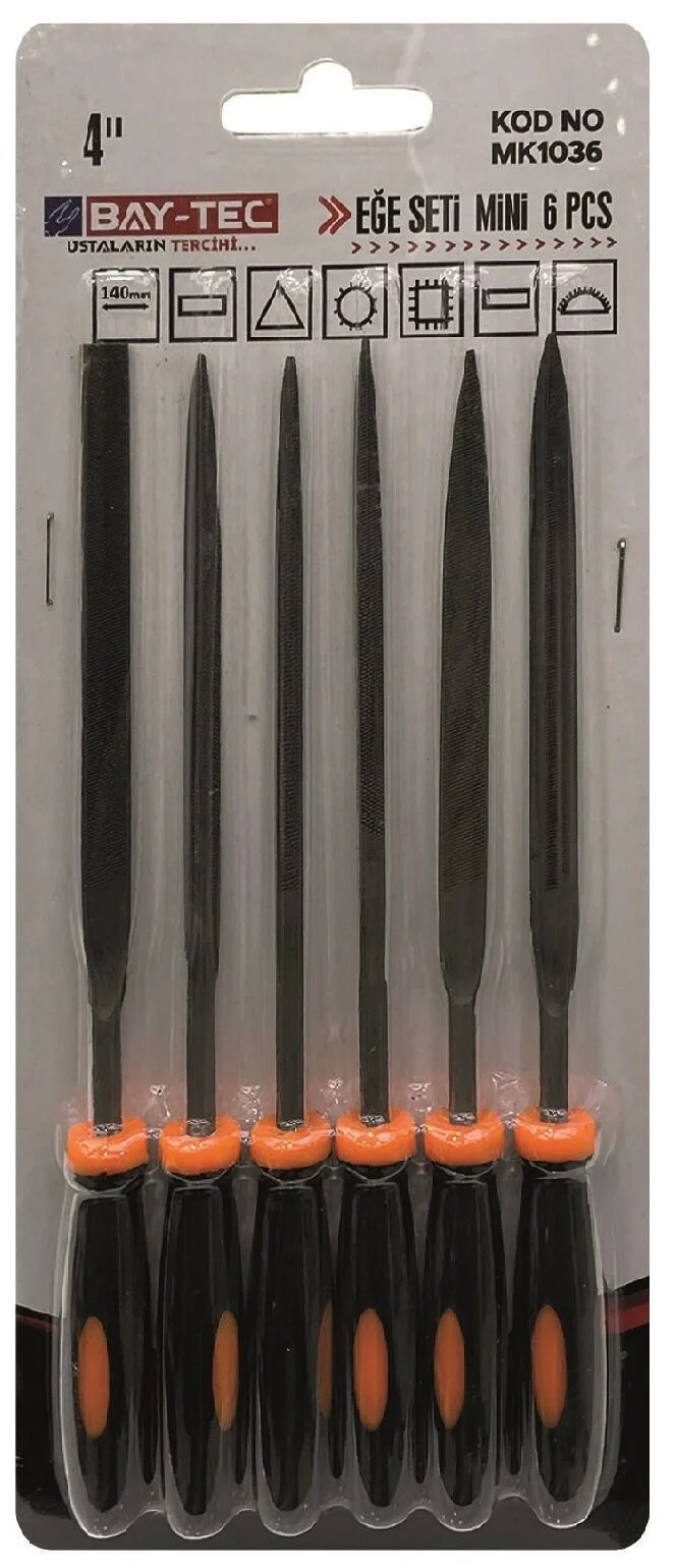 Mk1036   Bay-Tec Mini Eğe Seti 6Pcs