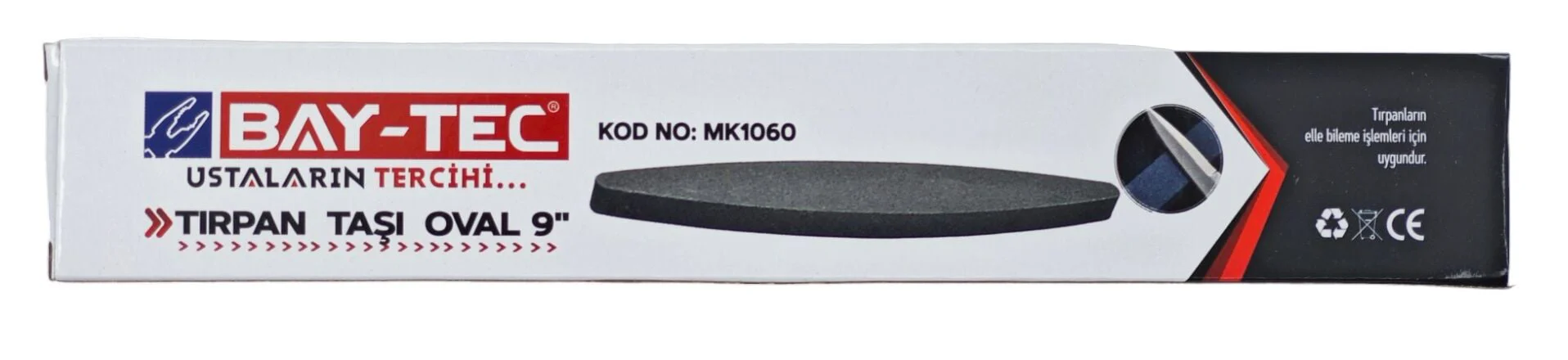 Mk1060   Bay-Tec Oval Tırpan Taşı 9 Fiyatı, Yorumları ve Özellikleri