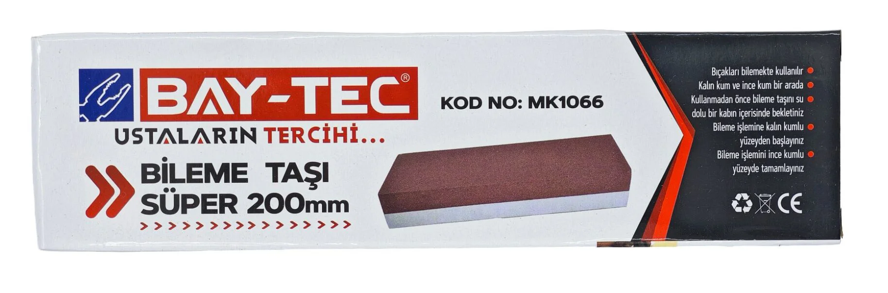 Mk1066   Bay-Tec Bileme Tırpan Taşı 200Mm - Süper