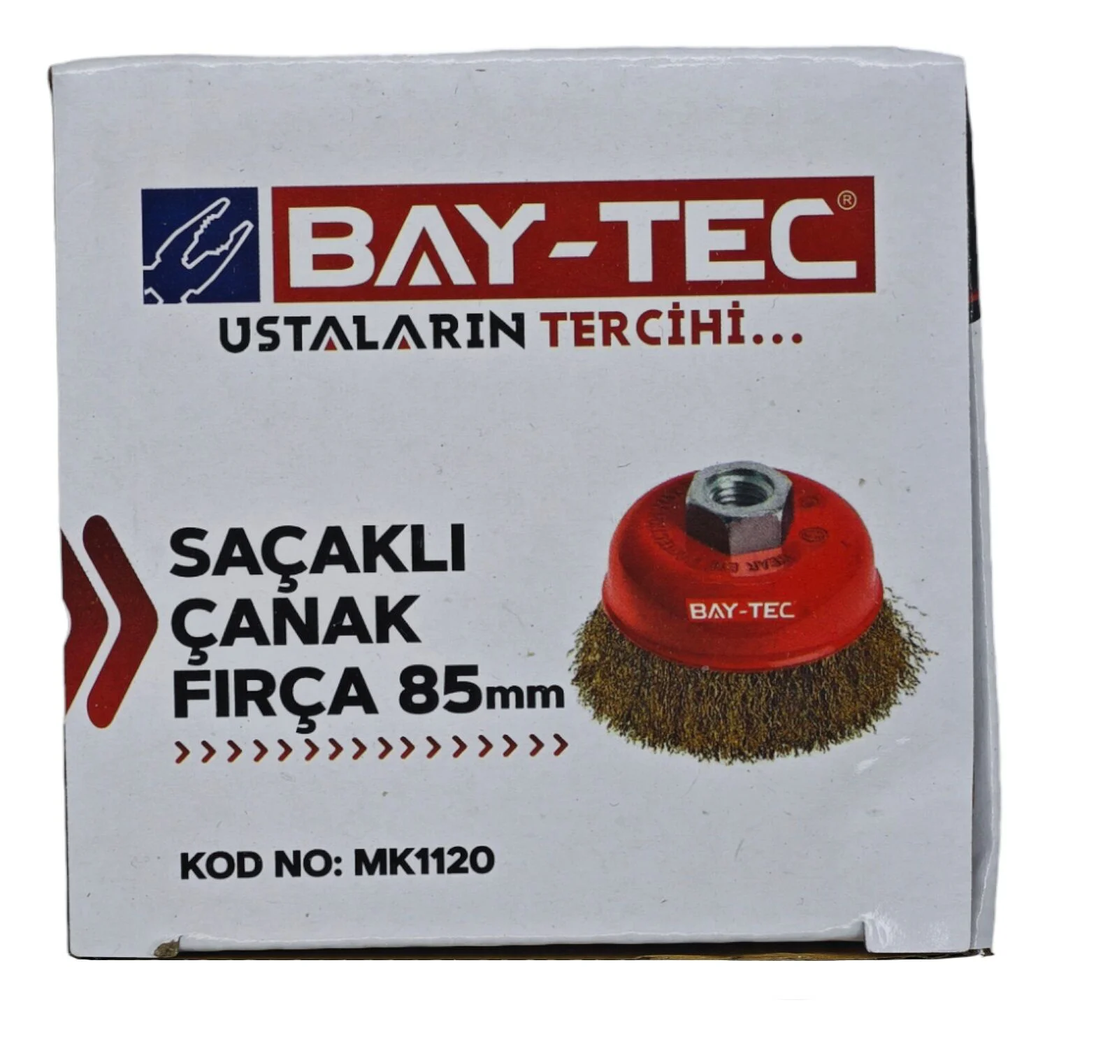 Mk1120   Bay-Tec Saçaklı Çanak Fırça 85Mm