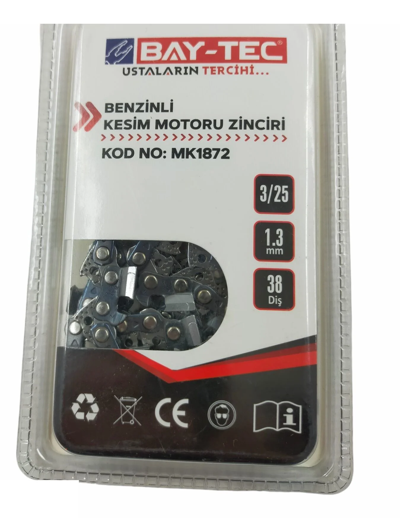 Mk1872   Bay-Tec Motor Zinciri 325 - 38 Diş