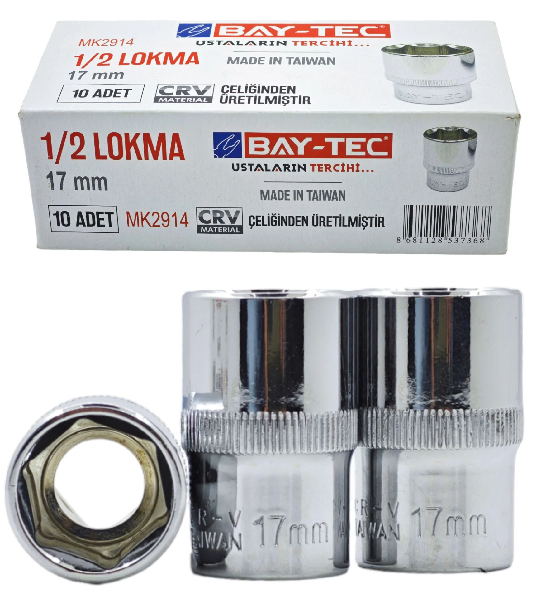 Mk2914   Bay-Tec 1/2 Altı Köşe Lokma 17Mm
