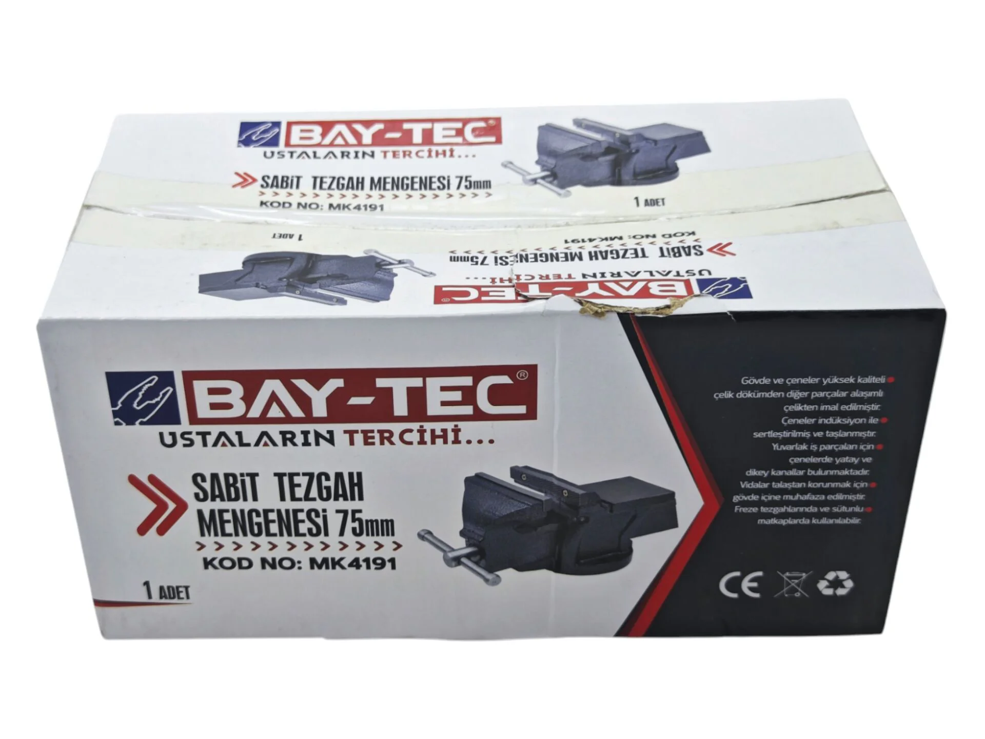 MK4191   Bay-Tec Sabit Tezgah Mengenesi 75mm