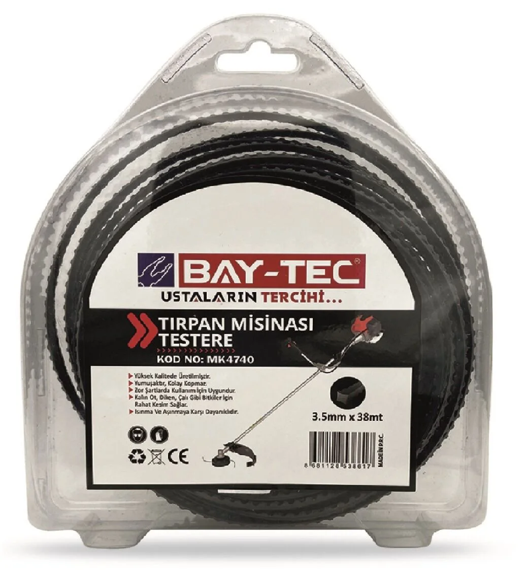MK4740   Bay-Tec Tırpan Ot Misinası 3.5mm 38m (Testere)