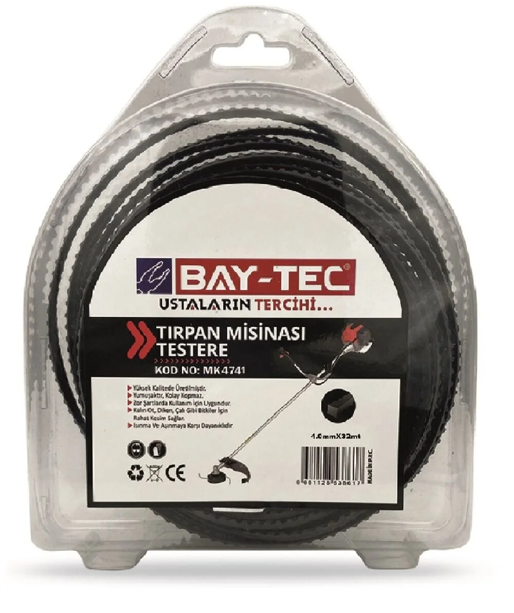MK4741   Bay-Tec Tırpan Ot Misinası 4.0mm 32m (Testere)
