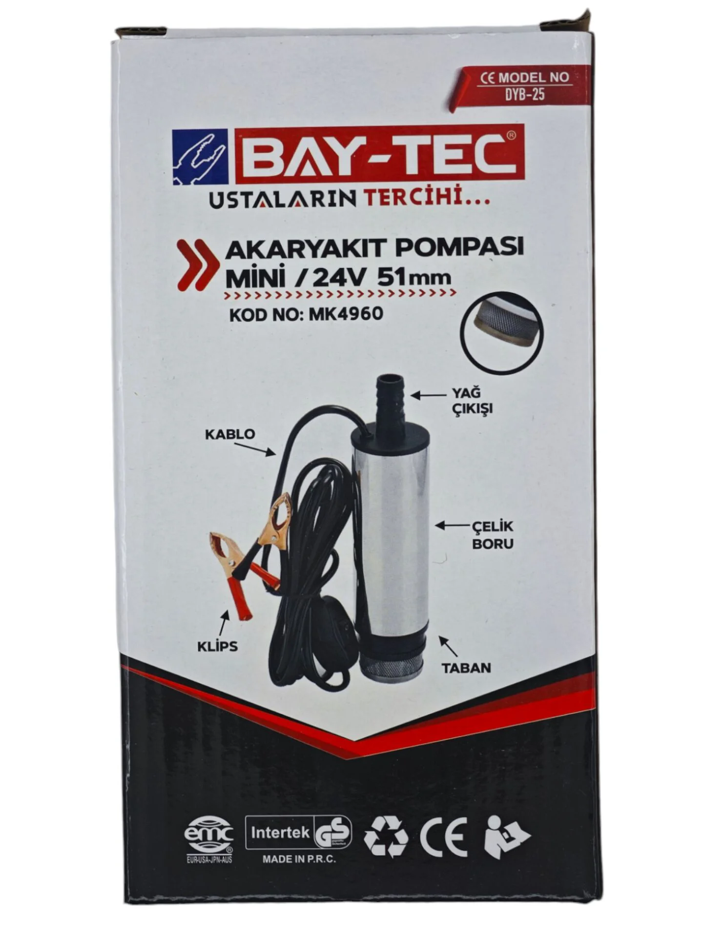 Mk4960   Bay-Tec Akaryakıt Pompası 24V 51Mm - Mini