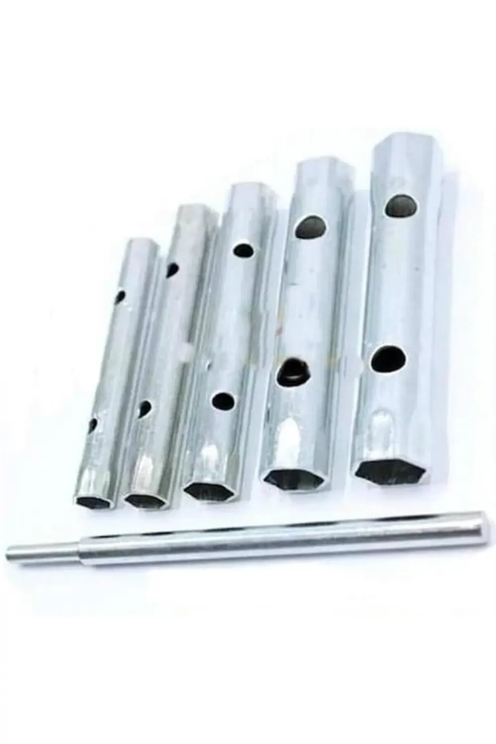 MkBeykoz 6 Parça Çift Taraftan Sıkmalı Boru-buji, Lokma Kovan Ana