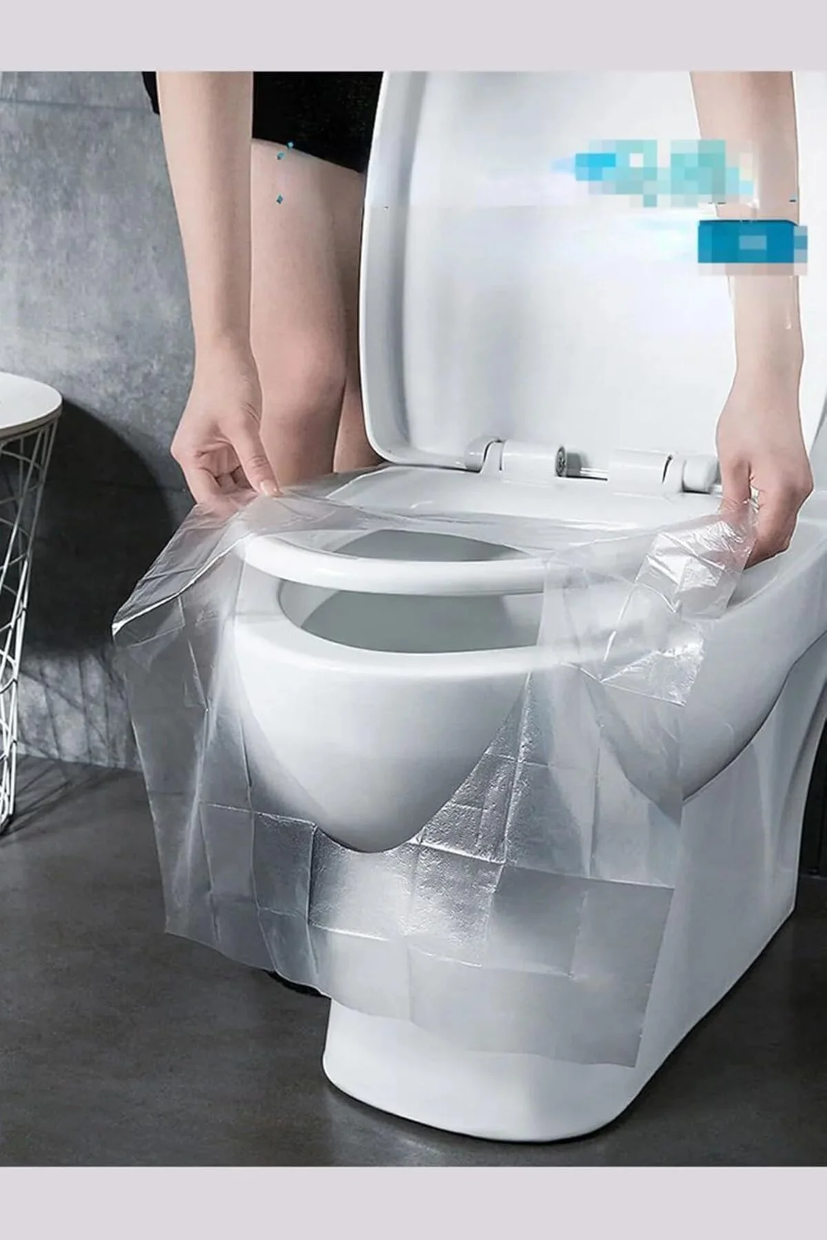 MkBeykoz Klozet Kapağı Kılıfı Hijyenik Seyahat Tek Kullanımlık Kl