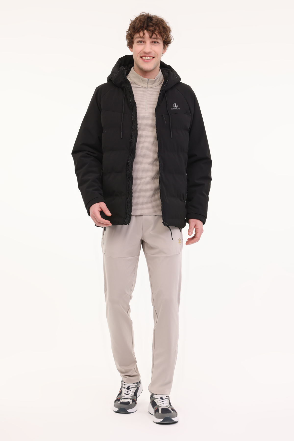 Lumberjack Ml Acelin Coat 4Pr Siyah Erkek Kısa Kaban