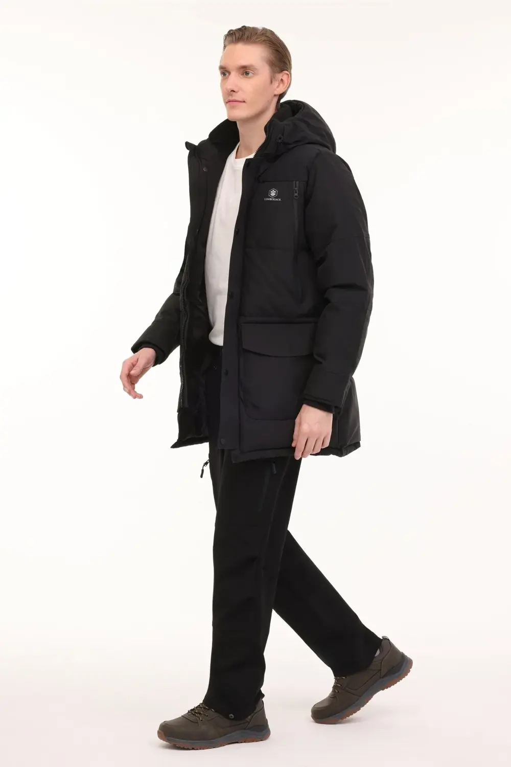 ML ADLERS LONG COAT 4PR Haki Erkek Uzun Kaban