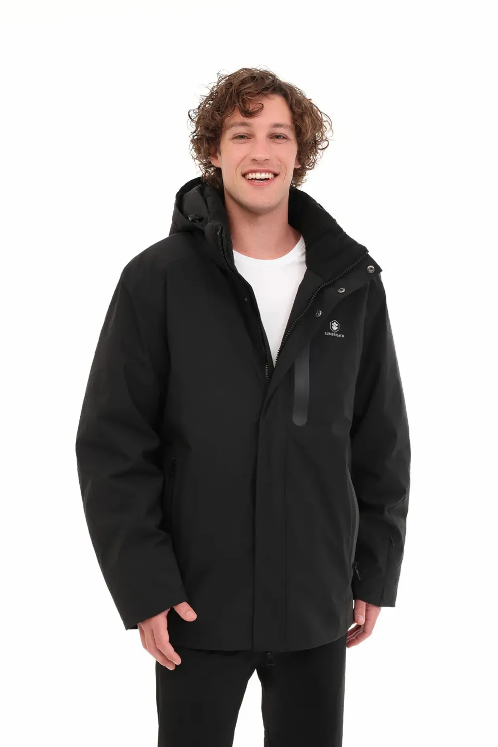 ML LUBECK 2KKB-03 5PR Siyah Erkek Kısa Kaban