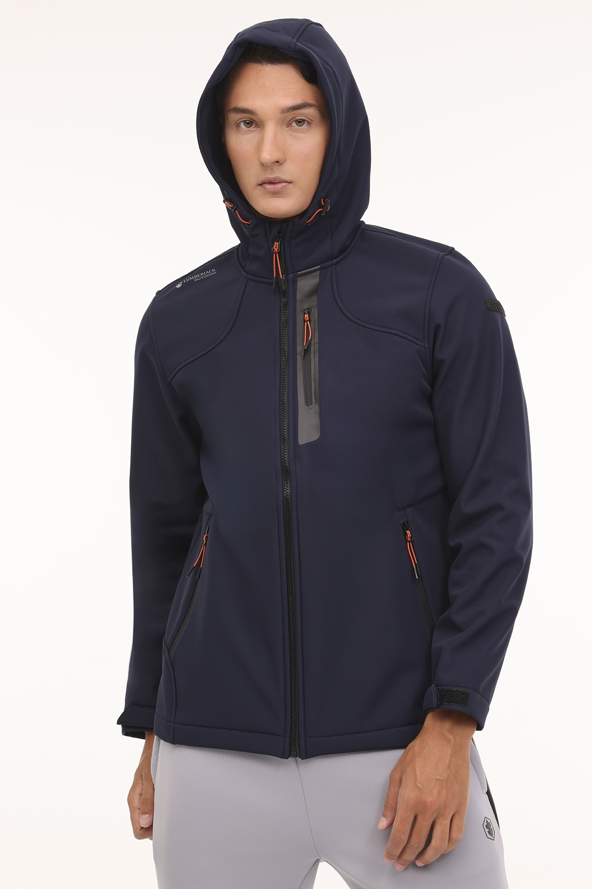 Lumberjack Ml New Trend 1Gt17 4Pr Erkek Softshell Kapüşonlu Mont