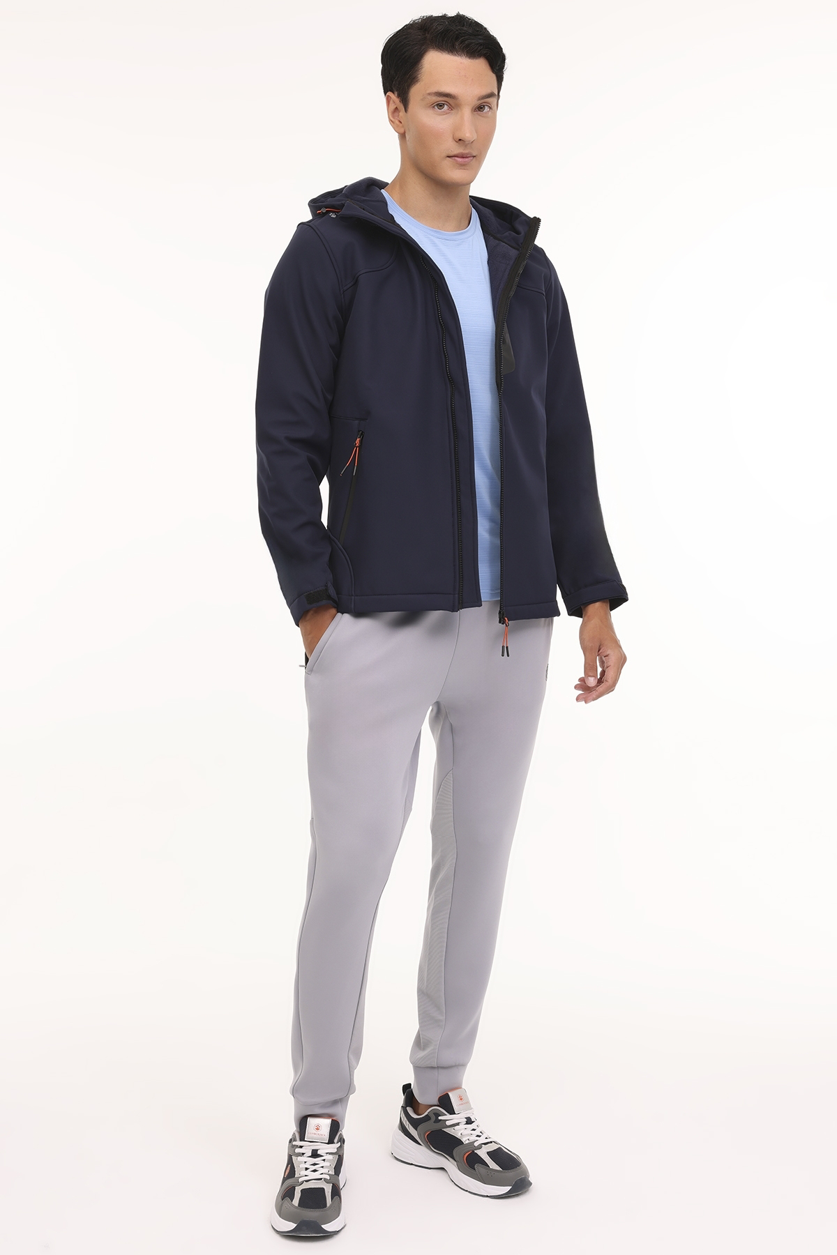 Lumberjack Ml New Trend 1Gt17 4Pr Erkek Softshell Kapüşonlu Mont