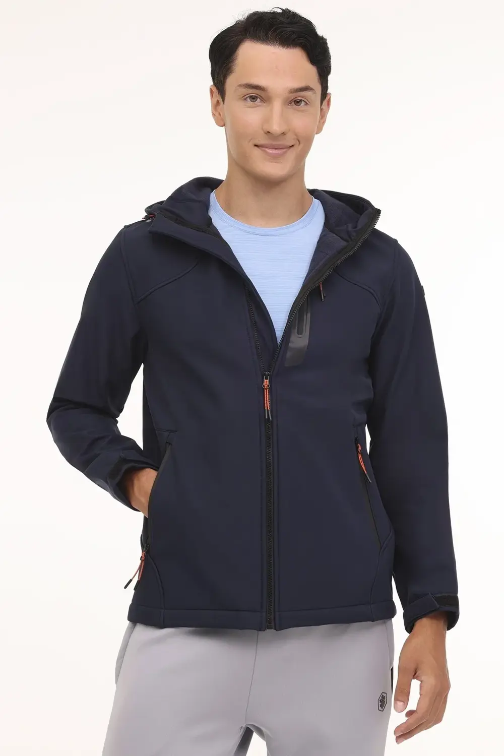 ml New Trend 1gt17 4pr Erkek Softshell Kapüşonlu Mont