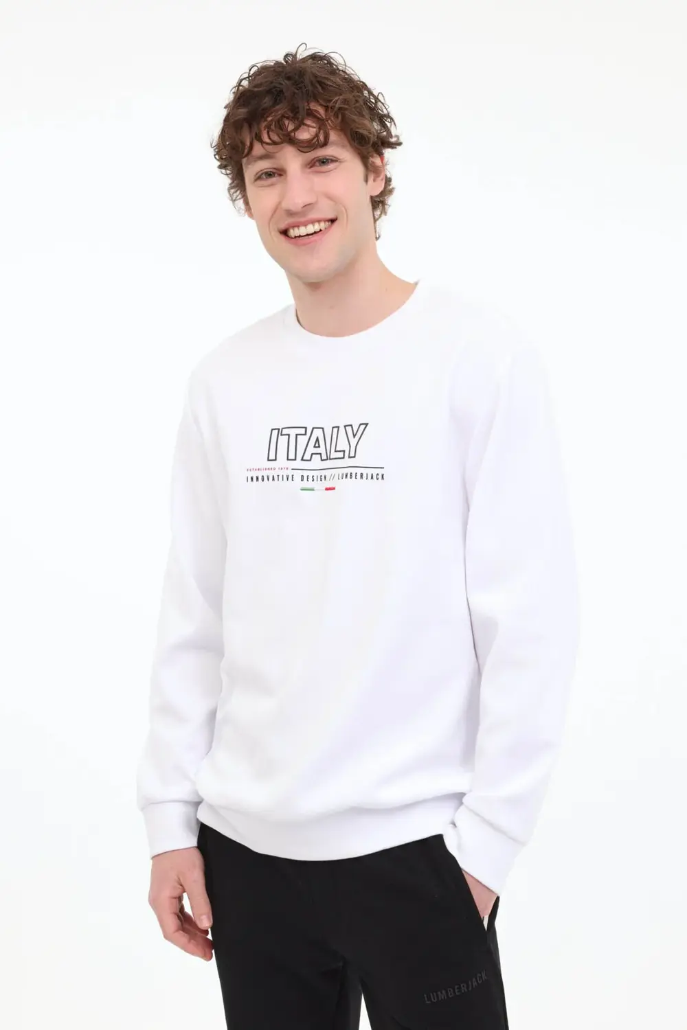 Ml Renato 16Itl413 5Fx Beyaz Erkek Sweatshirt A101940312