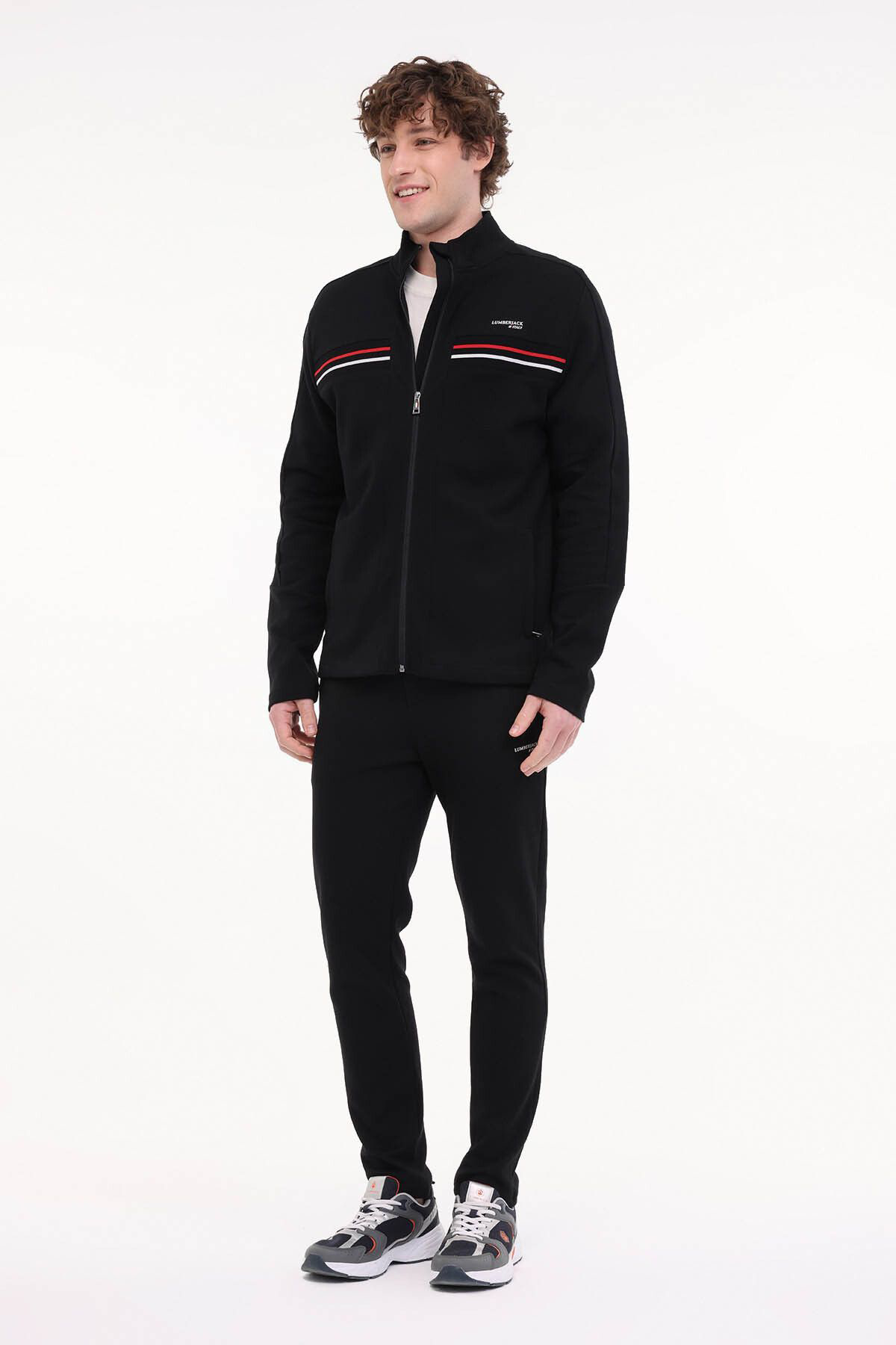 Lumberjack Ml Robert 18İtl411 5Fx Siyah Erkek Sweatshirt A101940316